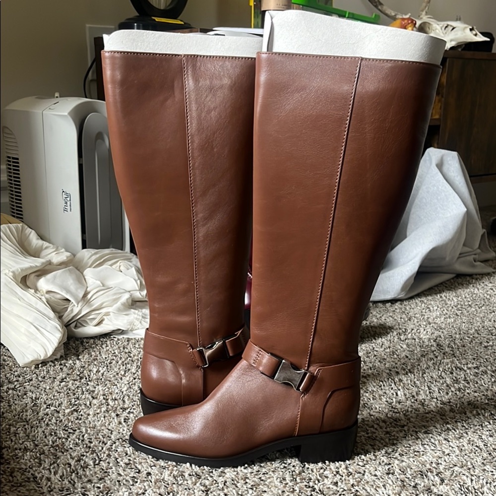 Aquatalia Brown Over the Knee Boots